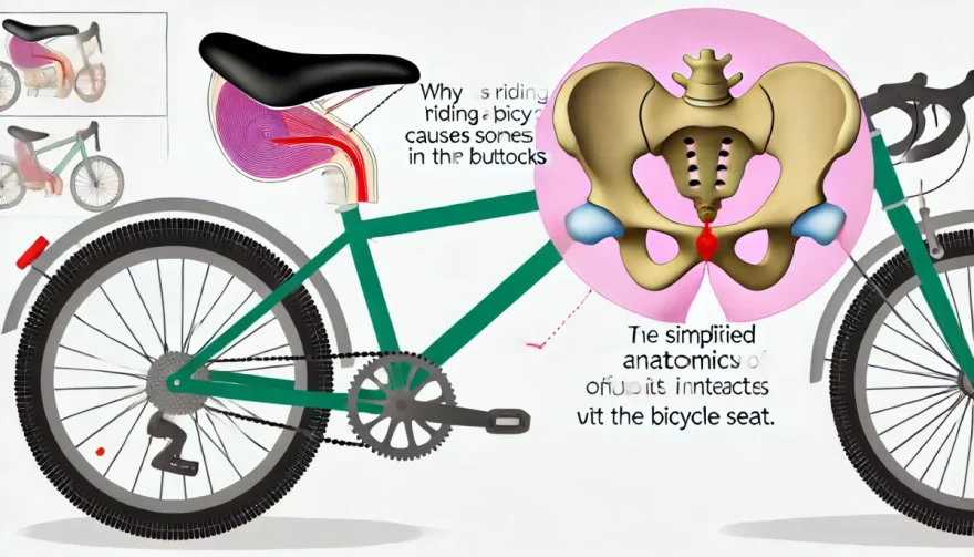 坐骨の痛みとサドルの関係